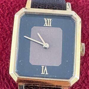 Vintage SEIKO 10 micron gold plated Quartz Dress Watch